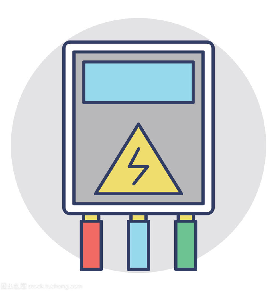 電控箱矢量圖標